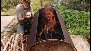 The simplest biochar production method known