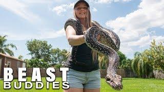 Snake Queen Shares Her Home With 70 Reptiles | BEAST BUDDIES