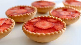 Strawberry Mousse Tart Recipe | 상콤달콤 딸기 무스 타르트 만들기 