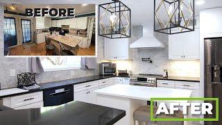 Transforming an Outdated Kitchen and Bath Into Modern Spaces