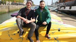 Kayaking up the River Liffey, Dublin - Deric Ó hArtagáin