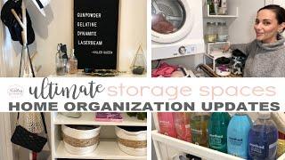 HOME ORGANIZATION HACKS & UPDATES - CLEVER SMALL SPACE STORAGE SOLUTIONS || THE SUNDAY STYLIST