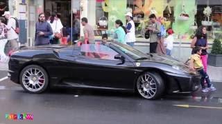 kid sitting on Ferrari F430 Spider incl. start up & Yannis - Patrick3331