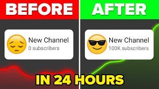 The FASTEST WAY To Get 100K Subscribers on YouTube in 2024 (STEP BY STEP GUIDE)