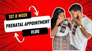 First 8 Week Prenatal Appointment VLOG | Silent and Amanda