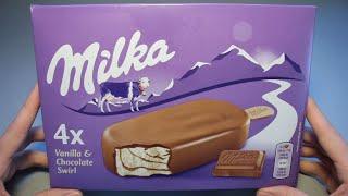 Milka Vanilla & Chocolate Swirl Ice Cream Review