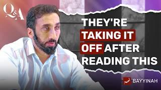 Removing The Hijab & Intellectual Honesty | Q&A with Nouman Ali Khan