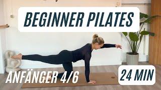 PILATES FÜR ANFÄNGER ‍️4/6 (24 Min) RICHTIG LERNEN & AUSFÜHREN #pilates #homeworkout