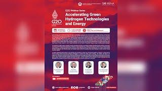 G20 Webinar Series : Green Hydrogen Technologies and Energy Storage for The Energy Transition