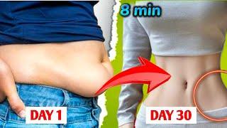 BELLY + THIGH FAT LOSS EXERCISE EASY TO DO AT HOME || WEIGHT LOSS EXERCISE