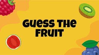 Guess the Fruit Quiz Challenge!  #FruitQuiz #GuessTheFruit #FunWithFruits #KidsQuiz