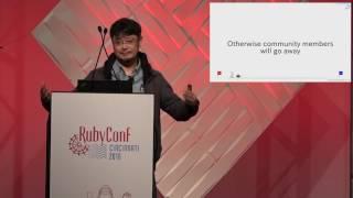 RubyConf 2016 - Opening Keynote by Yukihiro 'Matz' Matsumoto