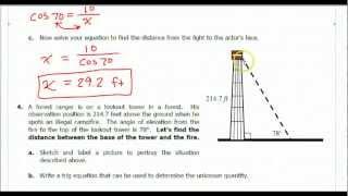 Day 2 CW - Trig Function Applications (Real World Problems) [Level 2]