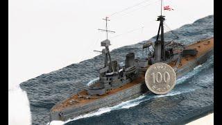 [FULL BUILD] 1/700 HMS Invincible  battle crusier