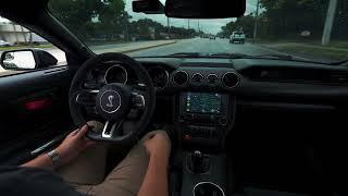 Rainy Day/Night Drive in a Shelby GT350 (526HP) | 4K ASMR POV | Flat Plane Crank V8 Sounds