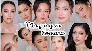 Aprenda a fazer a maquiagem das coreanas/dorama#makeup #makeuptutorial #dorama