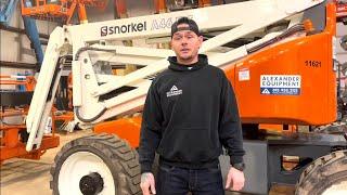 How to Operate a Snorkel A46JRT Boom Lift