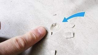 Repair tiles in just 10 minutes: Anyone can easily repair a hole!