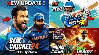 Real Cricket 24 - 3.0 Update | WCC-4 Android & iOS | Dream Cricket 25 Mega Update, CCL25 Big Update!