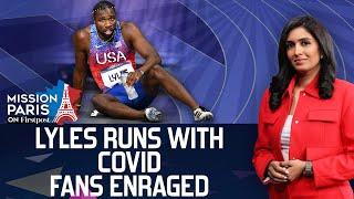 Noah Lyles Faces Heat After Running With Covid | First Sports With Rupha Ramani