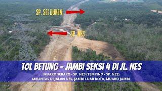 Tol Betung Jambi Seksi 4 Melintas di Jalan NES | Update 21 Juni 2024