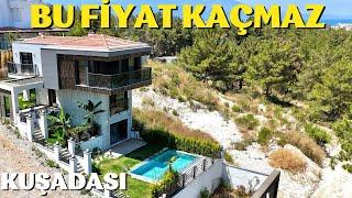 Kuşadası , Satılık Deniz Manzaralı Harika Villa