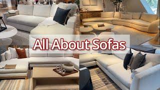 Crate&Barrel Store Tour | All About Sofas!