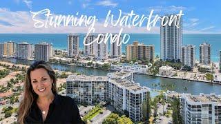 Enjoy endless ocean and intracoastal views in this magnificent condo!!!