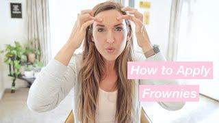 How to Apply Frownies Facial Patches