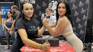 Alexandra Ozerova vs Public in NEW YORK | ARMWRESTLING