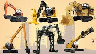 Jenis-Jenis Alat Berat Excavator || Amphibi, Feller Buncher, Shovel, Hydraulic Crane