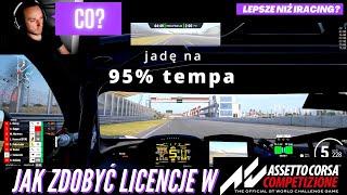 Assetto Corsa Competizione goni iRacing! Jak uzyskać licencję Low Fuel Motorsport?