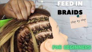 How to Do Feed In Braids for Beginners, Step-by-Step | Part 3 of Braiding Series