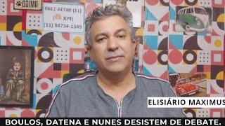 Boulos, Datena e Nunes desistem de debate.