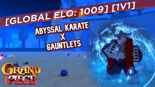 [GPO] USING FISHMAN V2 IN 1000+ ELO ARENA! ABYSSAL KARATE X GAUNTLETS