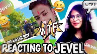 Reaction On  @Jevelu Funny Commentary  Part-2 || Girl Reaction on Jevel Funny Video