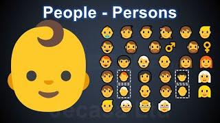 Emoji Meanings Part 5 - Person | People | English Vocabulary