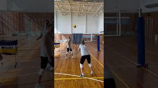 Volleyball Great Reception Reaction Exercise #volleyball #shorts #training #sport #волейбол #work