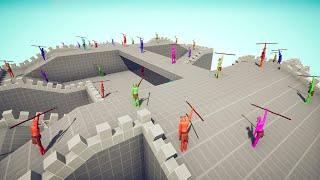 Battle Royale On The New Map Of Encircled Port | Totally Accurate Battle Simulator TABS