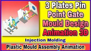 #animation Plastic Injection Mould Design 3D Animation | Nx Assembly sequence | Designer Ali