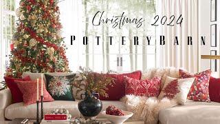 Pottery Barn Elegant Country Christmas 2024-Shop With Me In Person