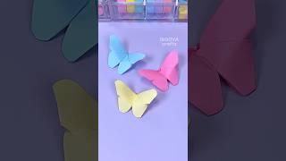 Easy paper craft ideas  Paper butterfly #shorts #art #diy #craft #papercraft #love #youtubeshorts