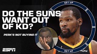 'Trading KD is NOT the answer!' - CJ McCollum & Perk oppose Suns' KD trade talks | Get Up