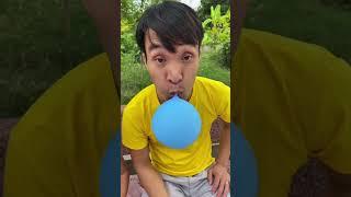 Expert in blowing balloons| Kem Family Shorts #shorts