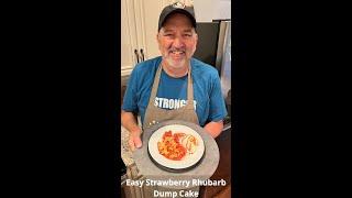 Easy Strawberry Rhubarb Dump Cake | Dump recipes | No mix dessert recipe | Darryl the Dump King