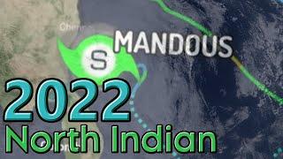 2022 North Indian Ocean Cyclone Season Animation