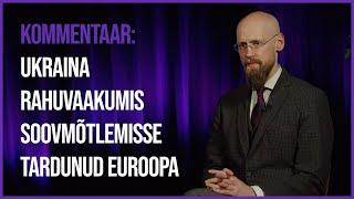 Varro Vooglaid: Ukraina rahuvaakumis soovmõtlemisse tardunud Euroopa