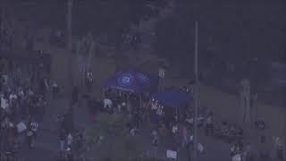 Watch Live: Thousands gather for anti-Trump 'Hands Off' protest in downtown LA. | 04-05-25