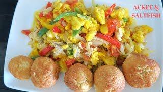 HOW TO MAKE ACKEE AND SALT FISH ( JAMAICA'S NATIONAL DISH)