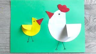 Пасхальные поделки своими руками Аппликация из бумаги / Easter Paper Crafts